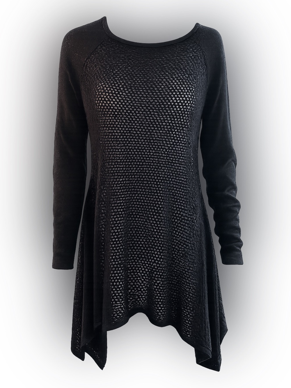 🛥️ Belldini Black Open-Knit Swim Coverup Tunic | SIZE SMALL